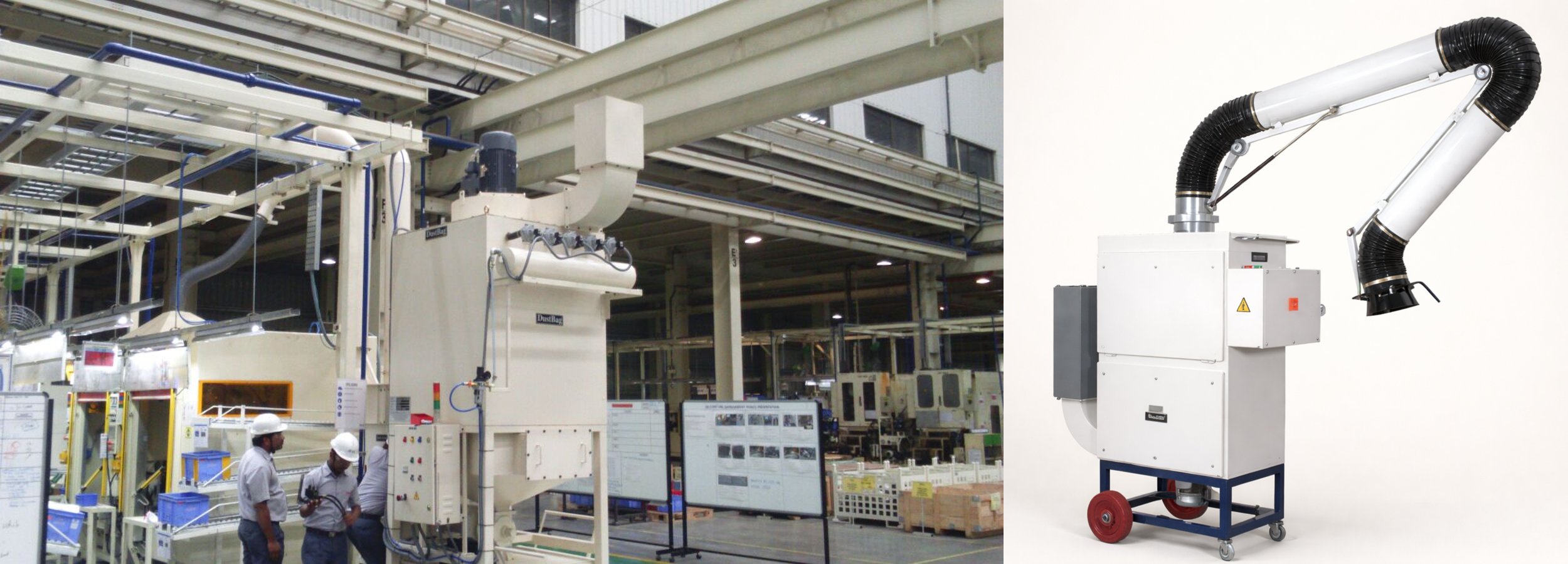 portable welding fume extractor vs centralized welding fume extraction system in industrial workshop